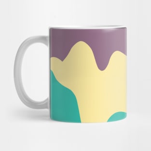 Pocket - Jet Splash Colors Pink Green Mug